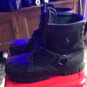 Polo boots zip up Men’s 10.5 black